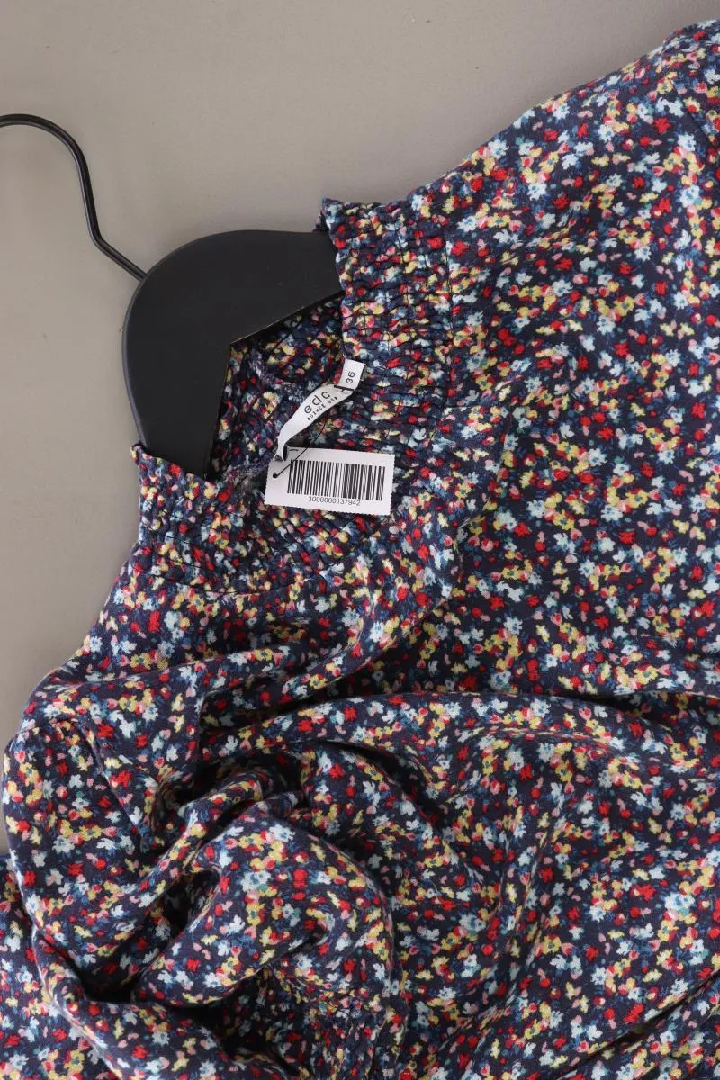 edc by Esprit Langarmkleid Gr. 36 mit Blumenmuster mehrfarbig aus Viskose