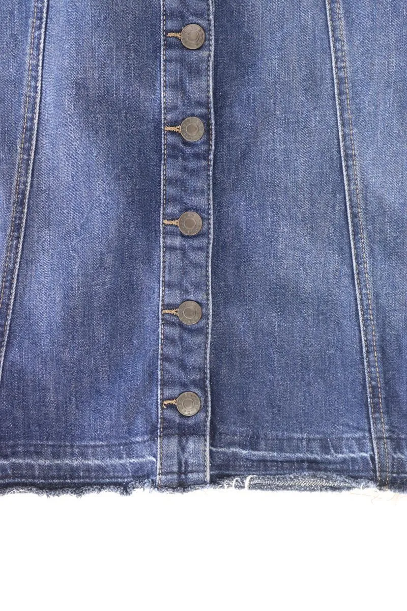Esprit Jeansrock Gr. 36 blau aus Baumwolle