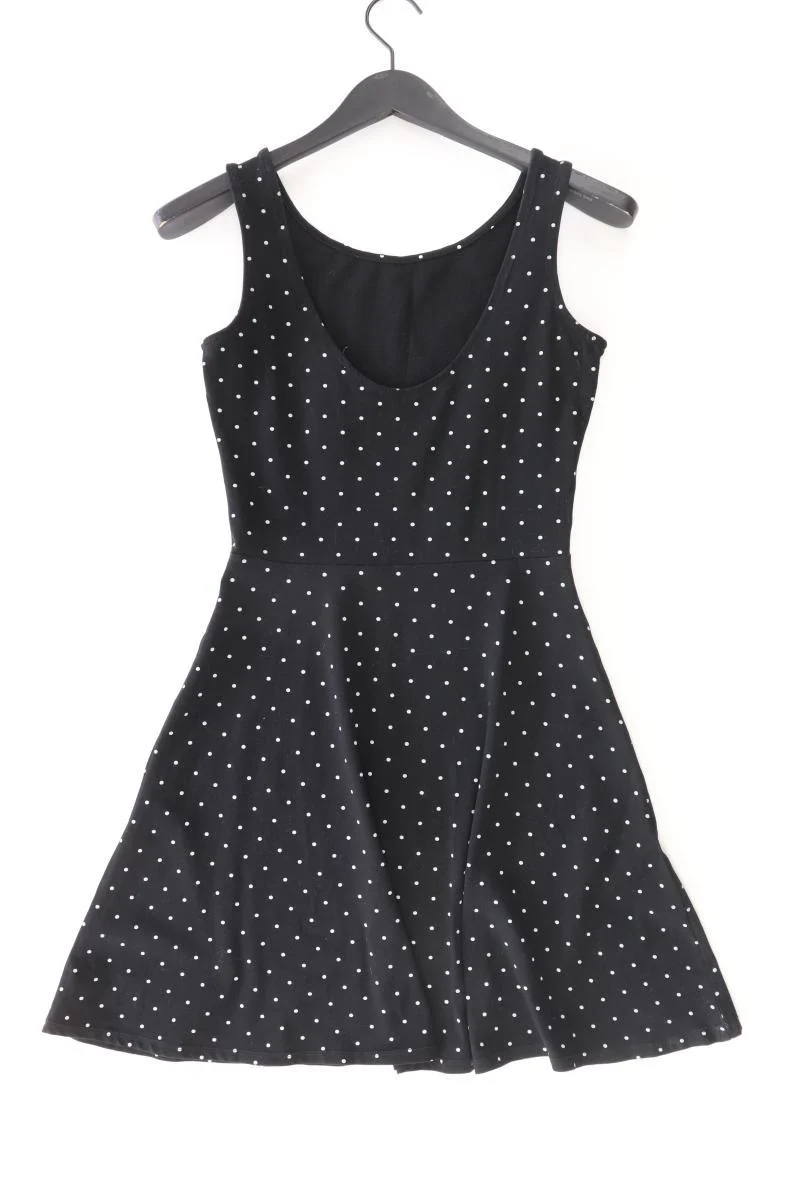 edc by Esprit Trägerkleid Gr. XS gepunktet schwarz