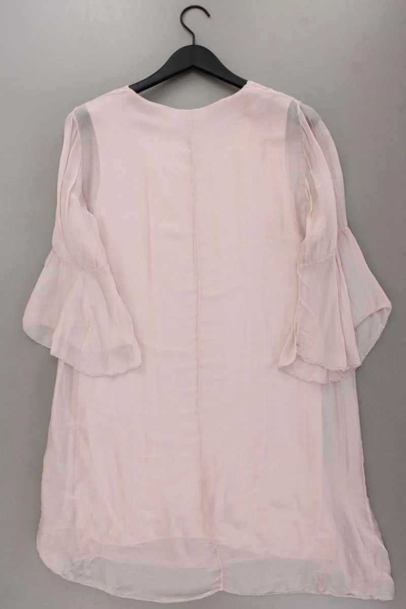 Kleid mit Seide Gr. M 3/4 Ärmel rosa aus Viskose