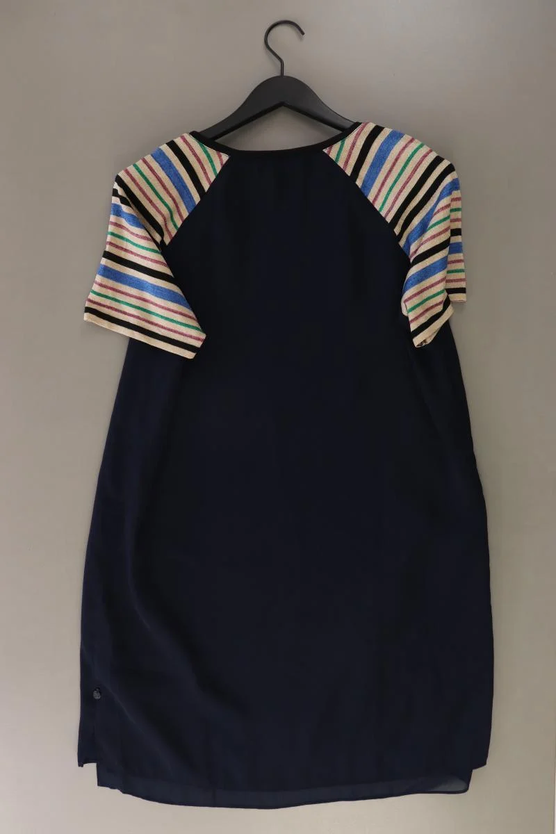 Scotch & Soda Kurzarmkleid Gr. 40 blau aus Polyester