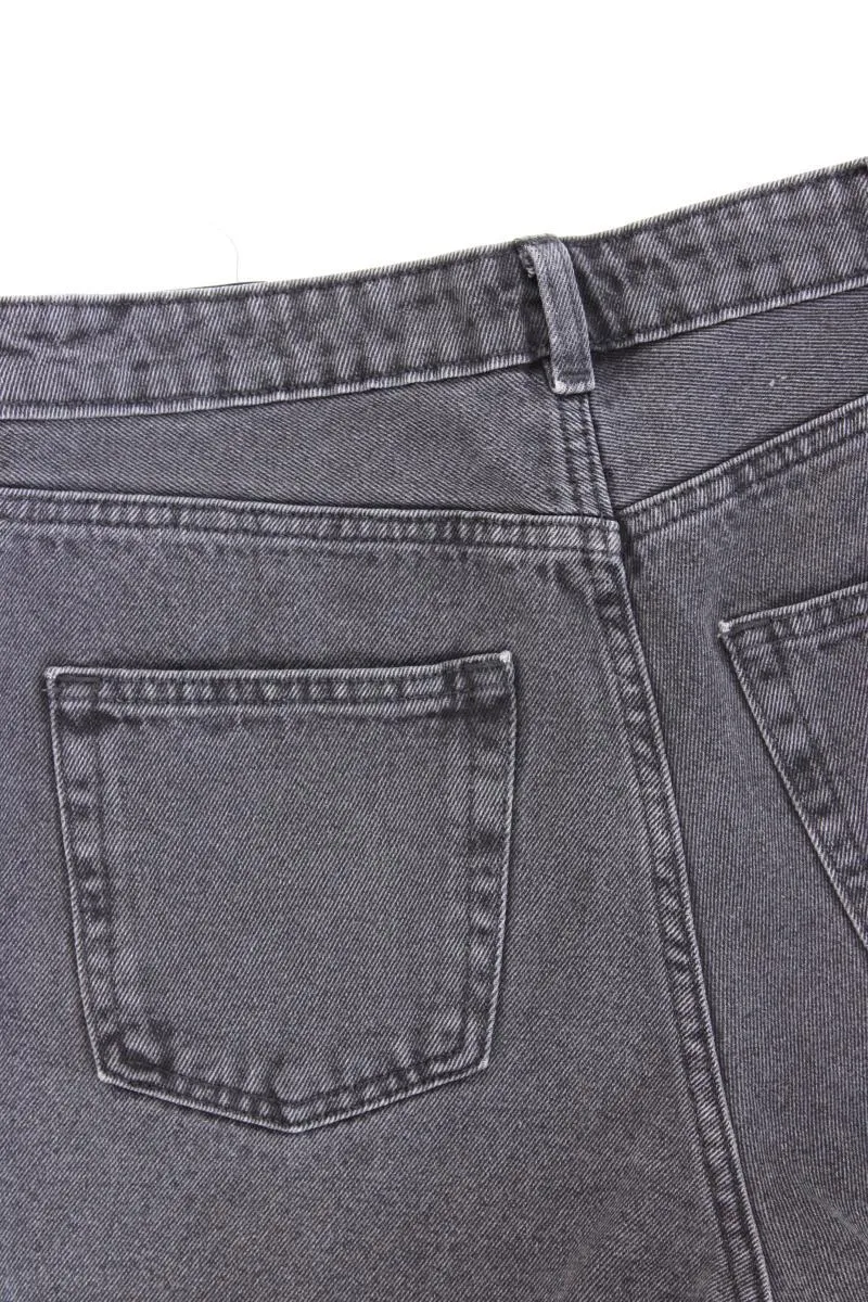 Monki Jeansshorts Gr. W30 grau aus Baumwolle