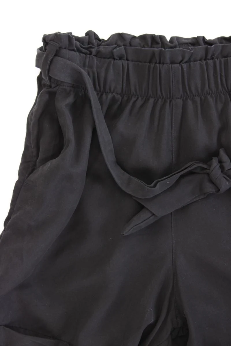 Tom Tailor (Denim) Shorts Gr. S schwarz aus Lyocell