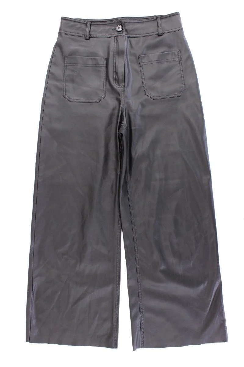 Koton Kunstlederhose Gr. 36 neuwertig schwarz aus Polyester