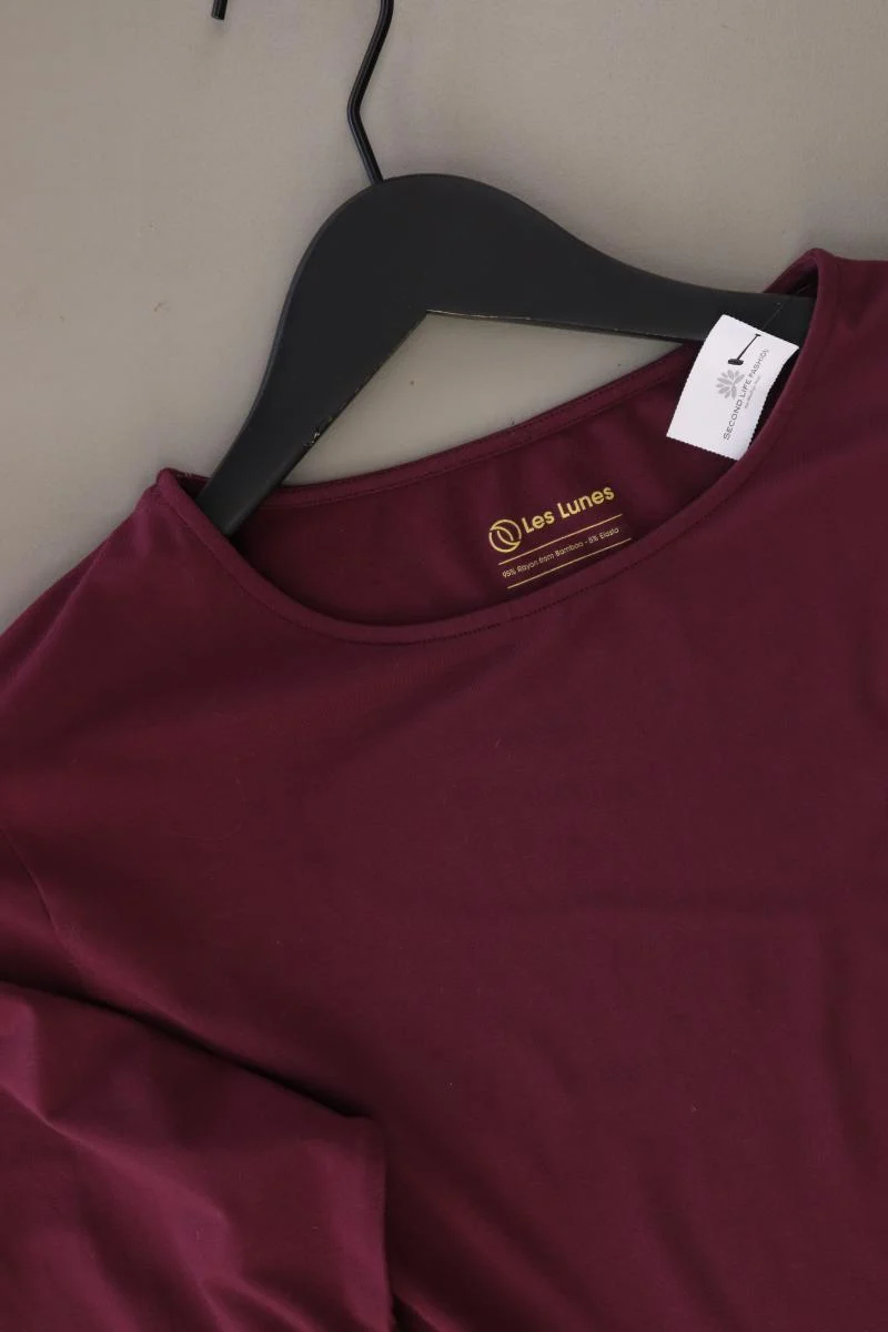 Les Lunes Shirtbody Gr. M/L 3/4 Ärmel rot aus Rayon