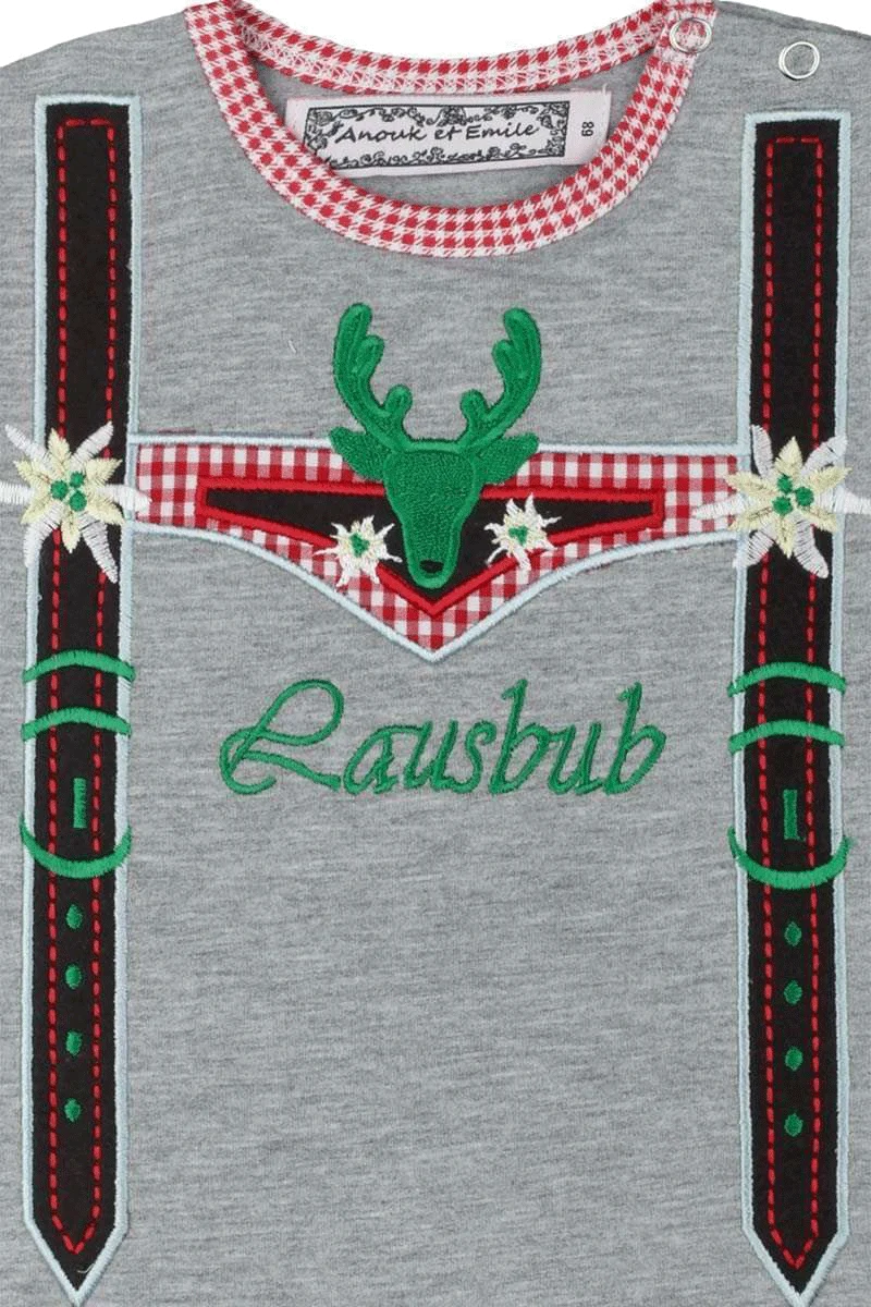 Kinder T-Shirt Lederhosenlook 'Lausbub'