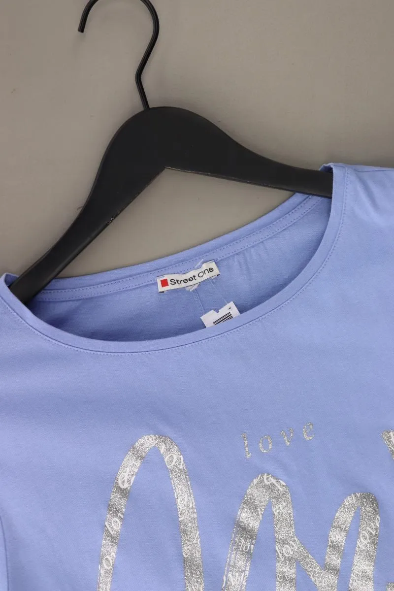 Street One T-Shirt Gr. M Kurzarm blau