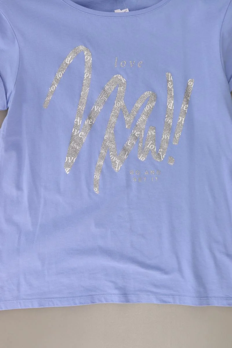 Street One T-Shirt Gr. M Kurzarm blau