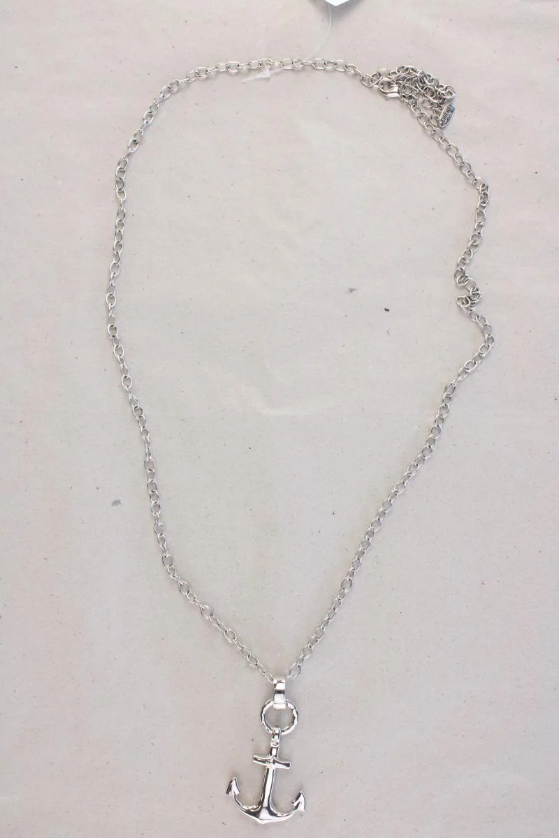 Liberty Halskette mit Ankeranhänger silber