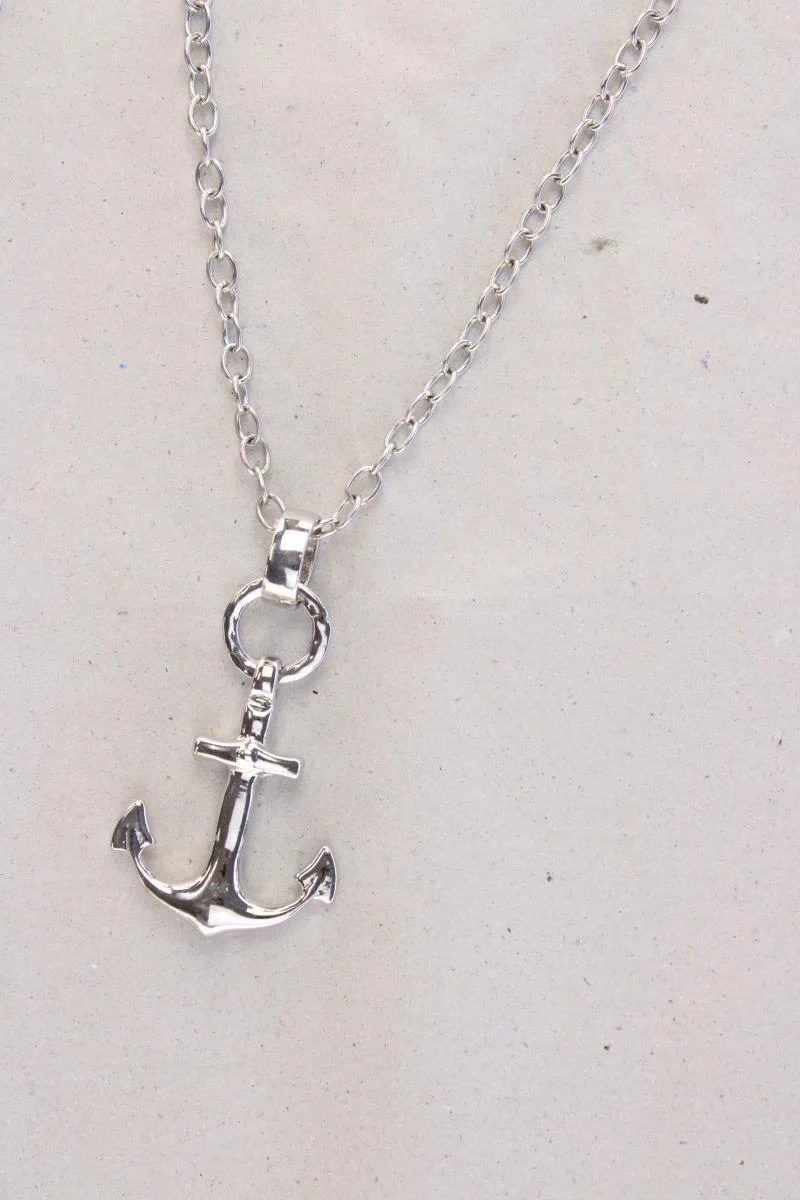 Liberty Halskette mit Ankeranhänger silber