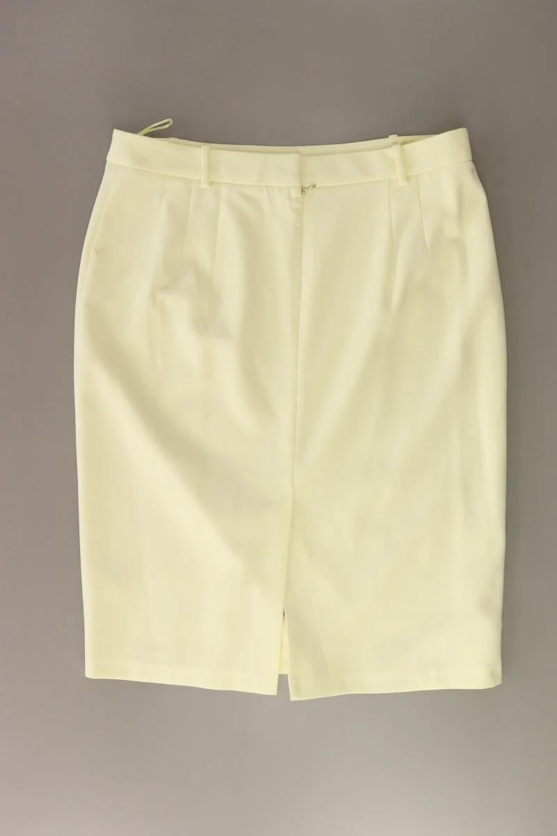 Esprit Bleistiftrock Gr. 44 gelb aus Polyester