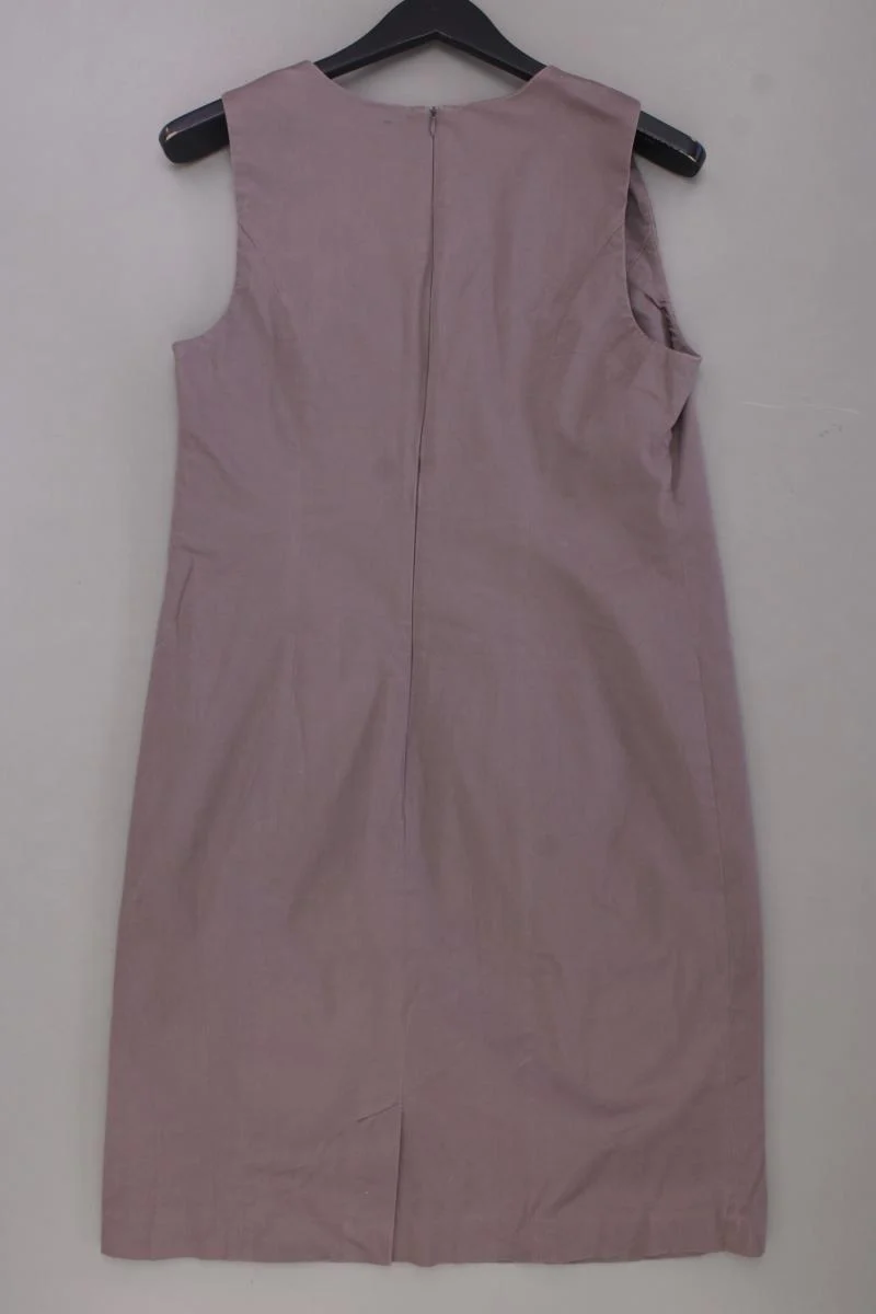 Bon Prix Etuikleid Gr. 42 Ärmellos braun aus Baumwolle