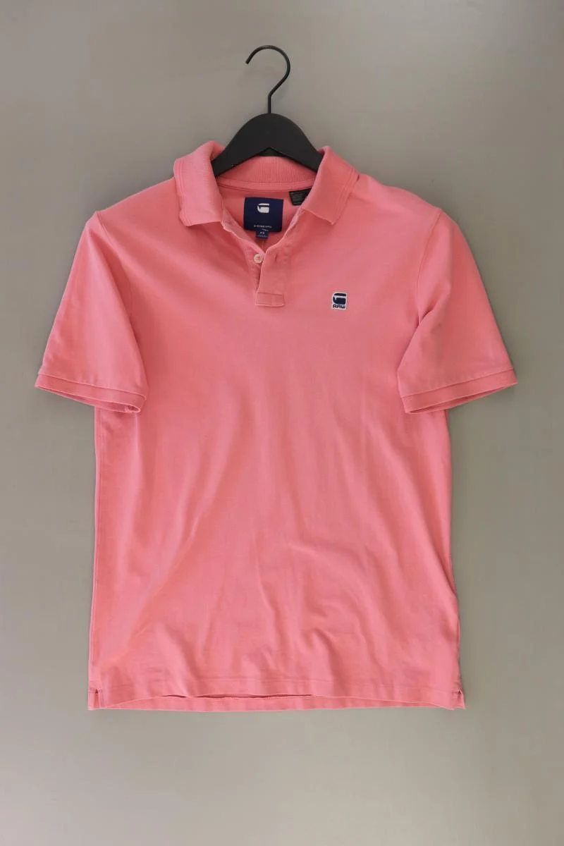 G-Star Poloshirt für Herren Gr. XS Kurzarm rosa aus Baumwolle