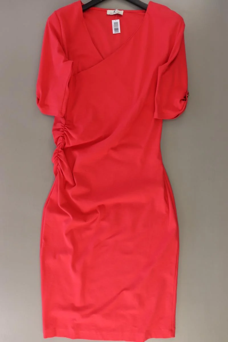 FIFTH HOUSE Kurzarmkleid Gr. 38 rot