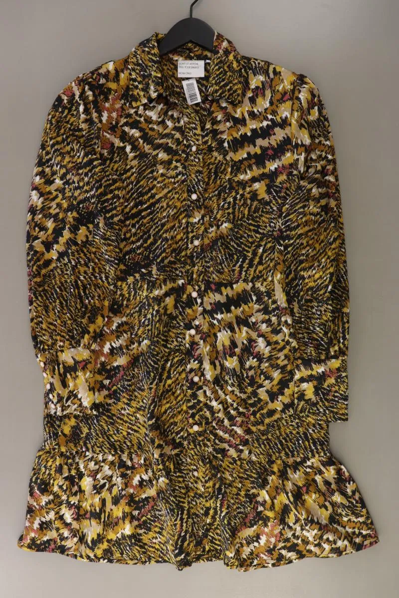 Langarmkleid Gr. M mehrfarbig
