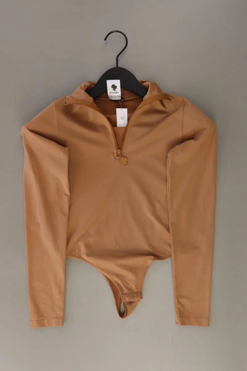 Reinders Shirtbody Gr. XS Langarm braun