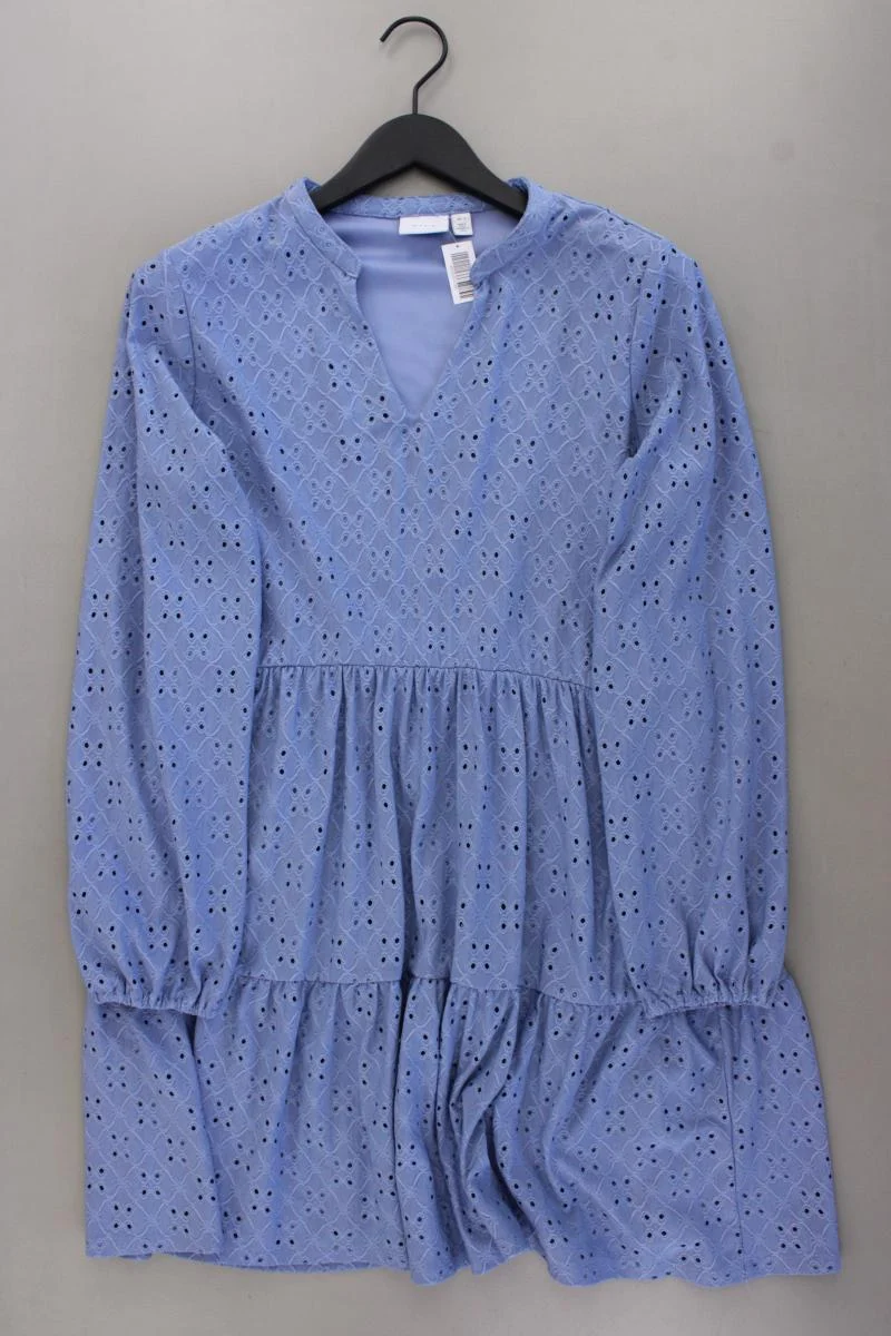 Vila Langarmkleid Gr. L blau aus Polyester