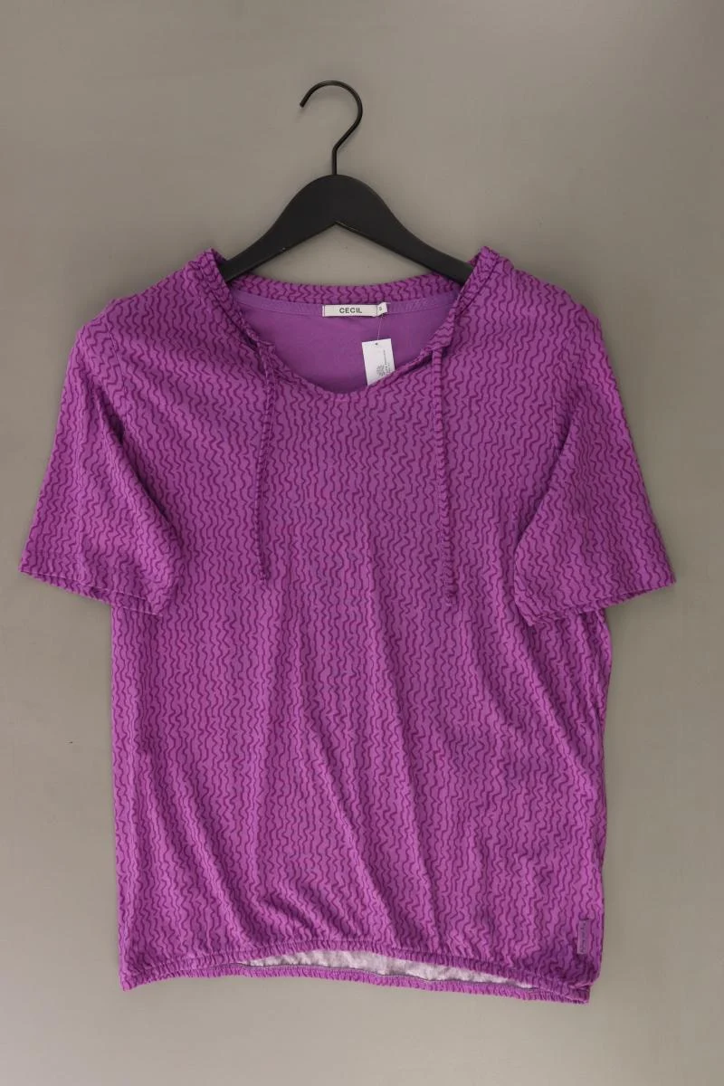 Cecil T-Shirt Gr. S Kurzarm lila