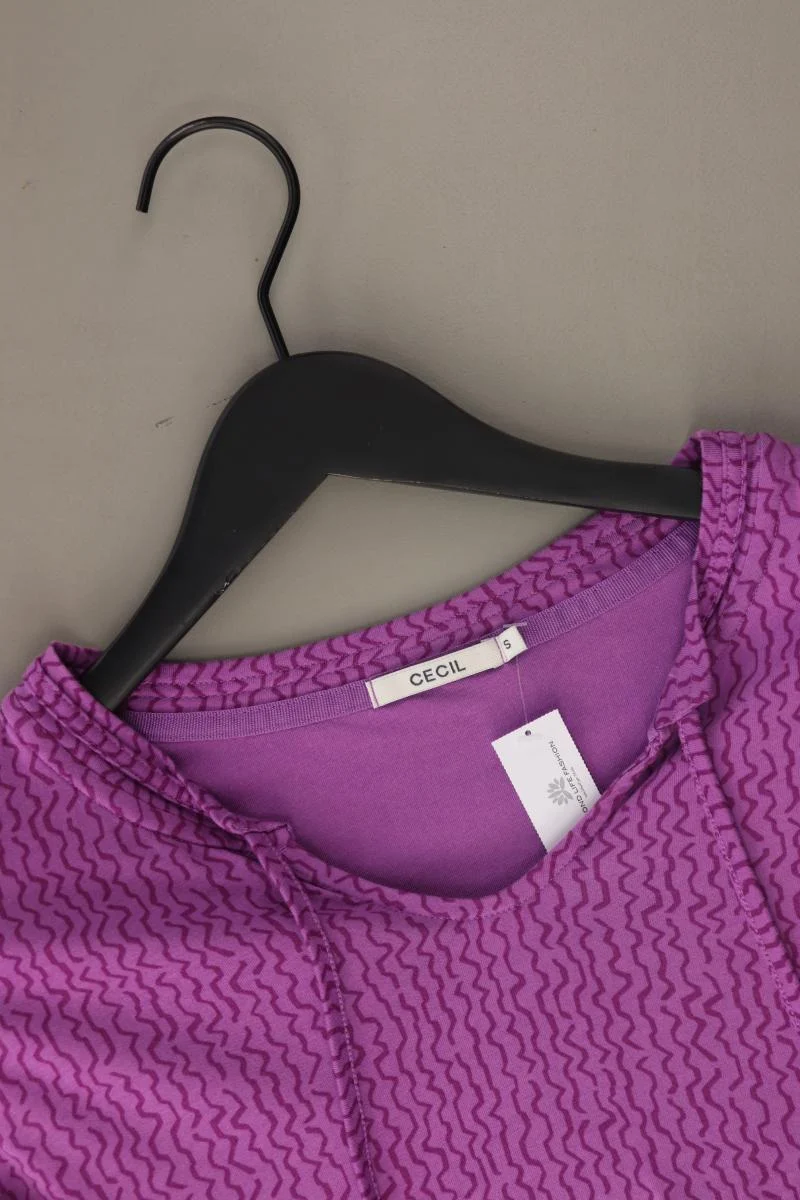 Cecil T-Shirt Gr. S Kurzarm lila