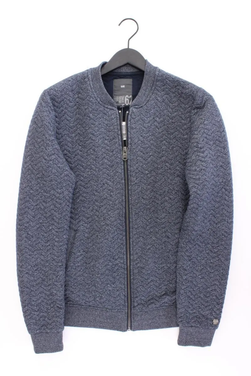 WE Fashion Classic Strickjacke für Herren Gr. M Langarm grau aus Polyester