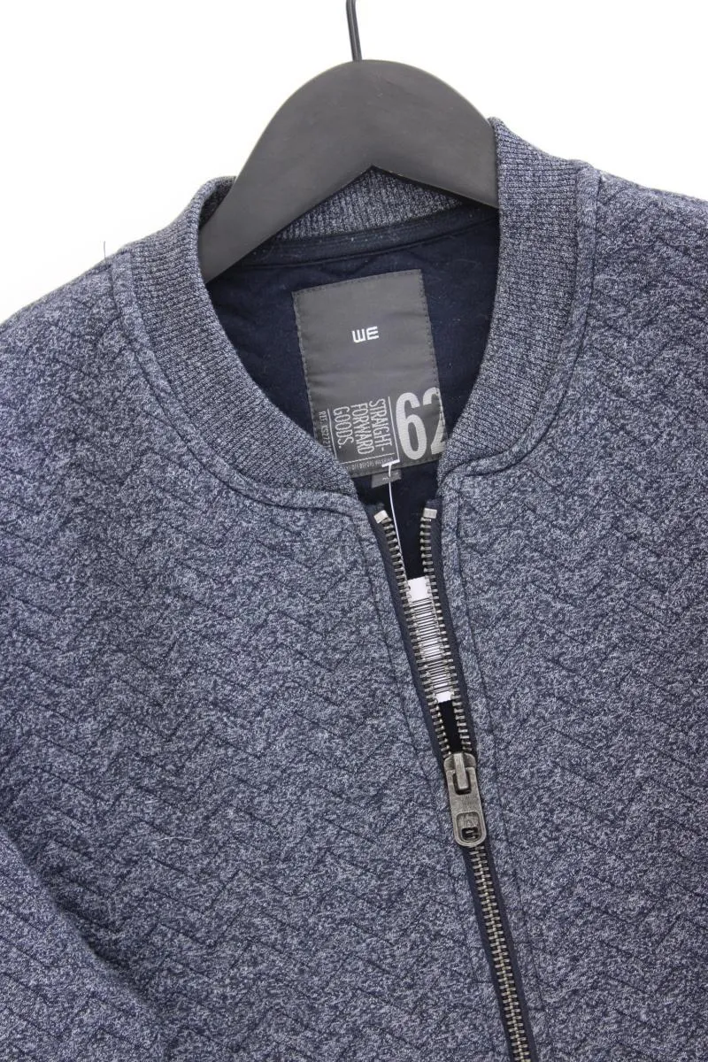 WE Fashion Classic Strickjacke für Herren Gr. M Langarm grau aus Polyester
