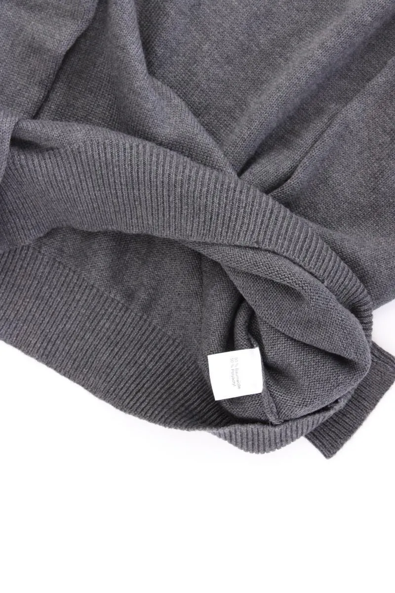 Straight Up Pullover für Herren Gr. M neu mit Etikett grau aus Baumwolle