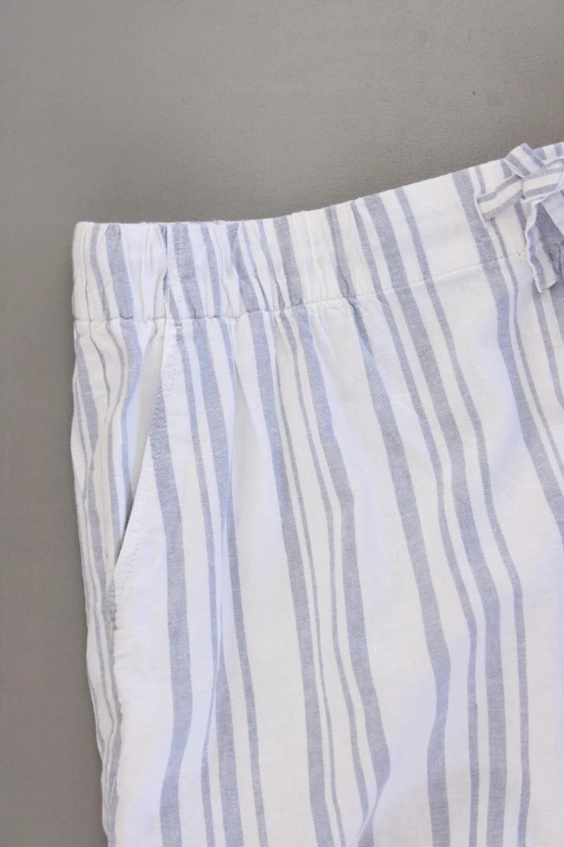 Uniqlo Shorts Gr. XL gestreift blau aus Baumwolle