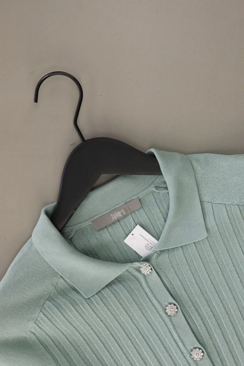 Jake*s Poloshirt Gr. 38 neuwertig Kurzarm blau aus Viskose