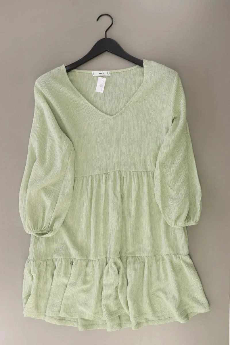 Mango Sommerkleid Gr. M 3/4 Ärmel grün