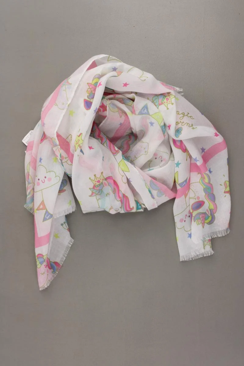 Tuch mit Einhornmuster mehrfarbig aus Polyester