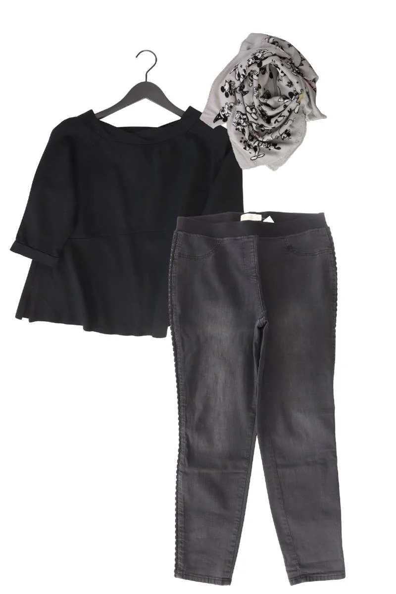 Second Hand Outfit Größe L mit Imperial Feinstrickpullover in Gr. L und Schal