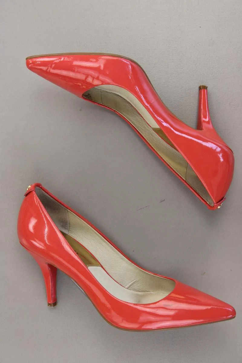 Michael Kors Pumps Gr. 38 rot aus Leder