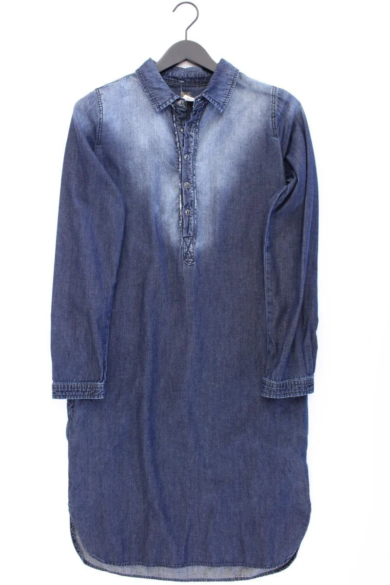 Summum Blue Daze Jeanskleid Gr. 36 Langarm blau