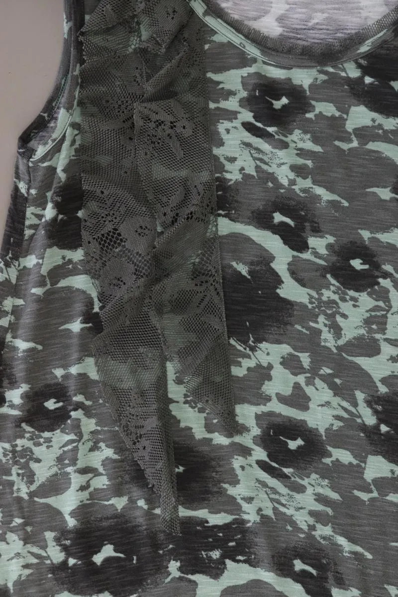 Street One Trägerkleid Gr. 38 camouflage mehrfarbig