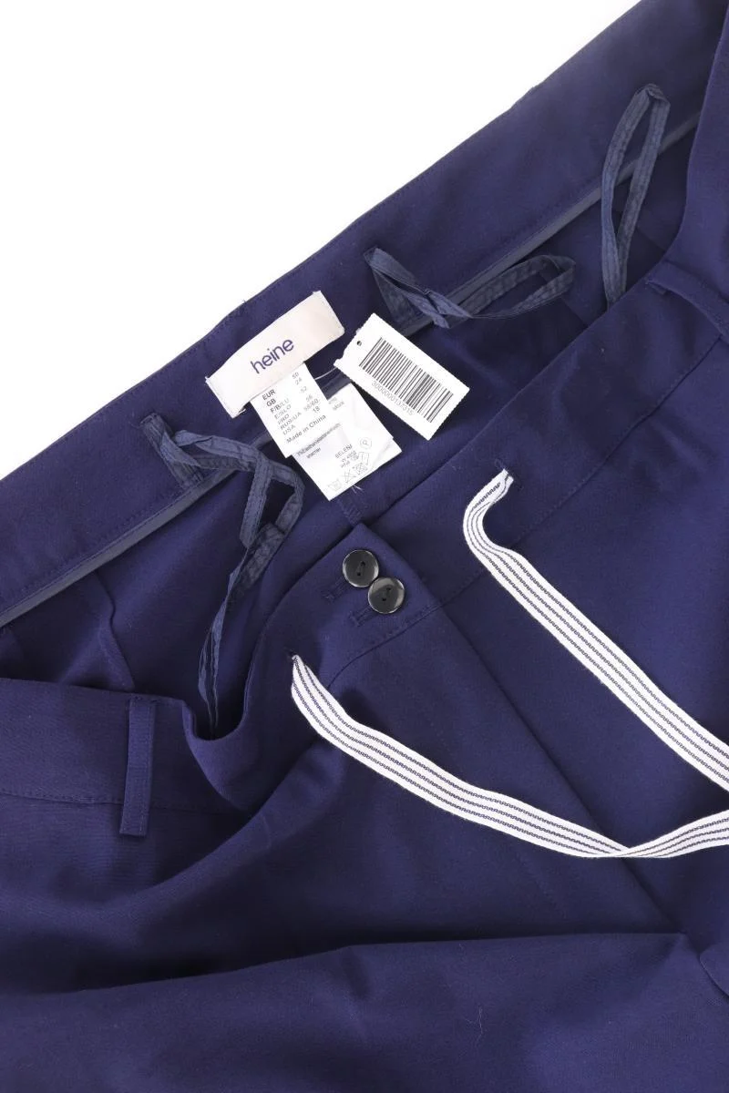Heine Stoffhose Gr. 50 blau aus Polyester