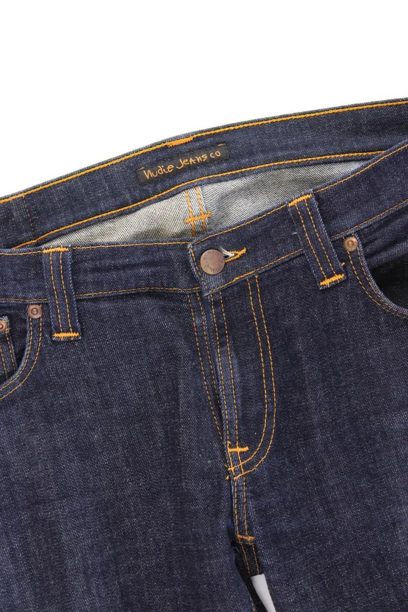 Nudie Jeans Straight Jeans für Herren Gr. W33/L36 blau aus Baumwolle