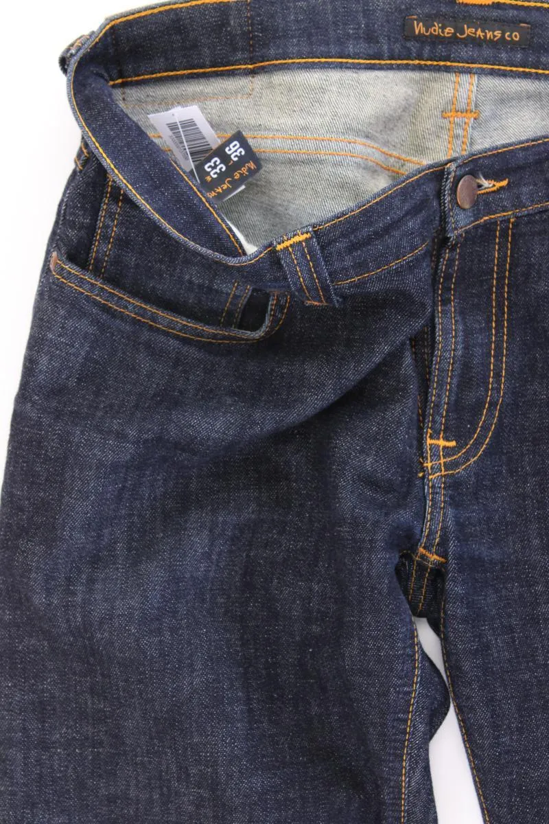 Nudie Jeans Straight Jeans für Herren Gr. W33/L36 blau aus Baumwolle