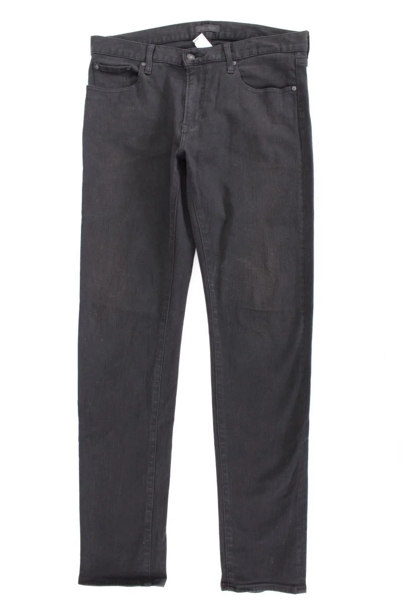 Uniqlo Straight Jeans für Herren Gr. W33/L34 grau aus Baumwolle