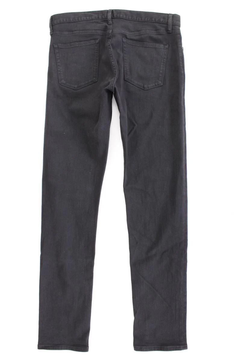 Uniqlo Straight Jeans für Herren Gr. W33/L34 grau aus Baumwolle