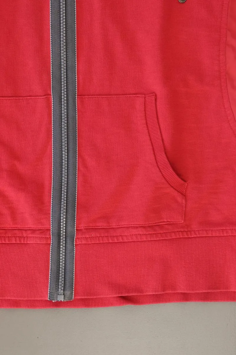 Cecil Regular Cardigan Gr. XXL Langarm rot aus Polyester