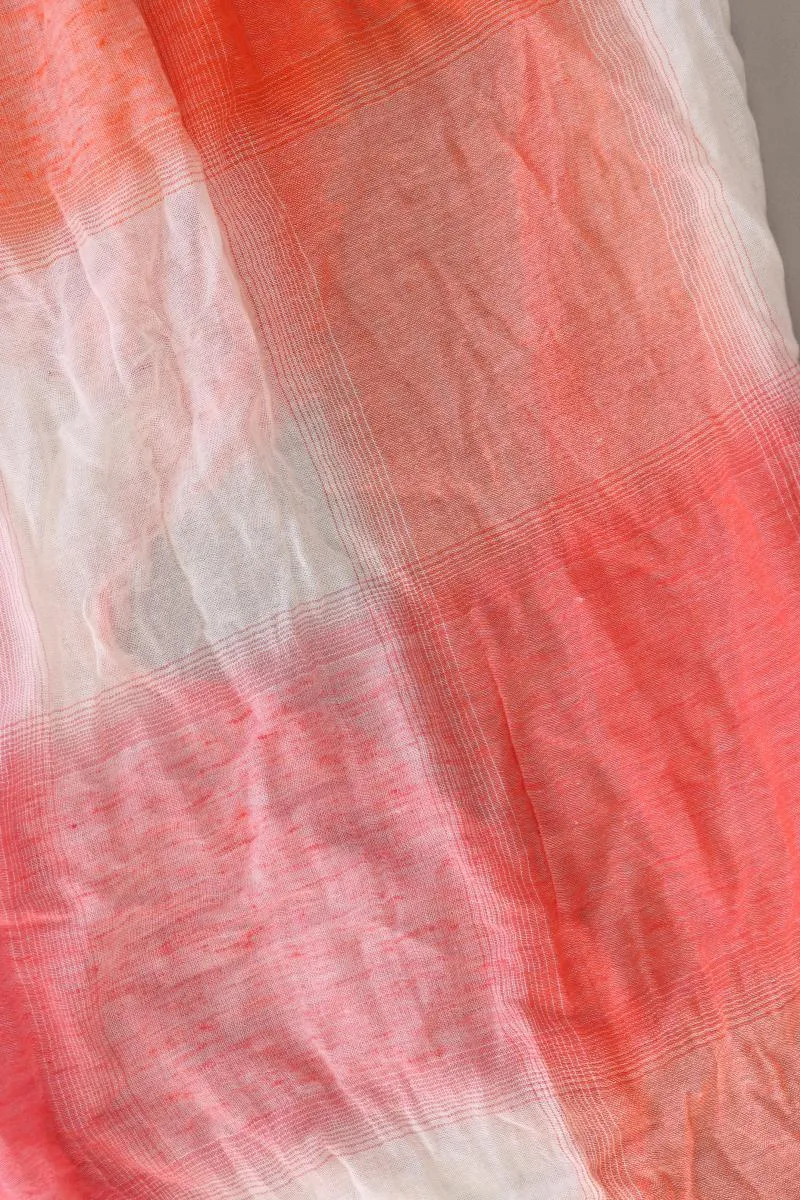 Tuch kariert orange
