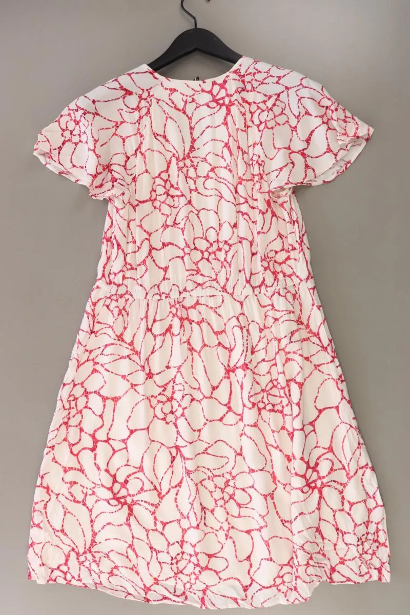 Esprit Kurzarmkleid Gr. 34 mit Blumenmuster mehrfarbig aus Viskose