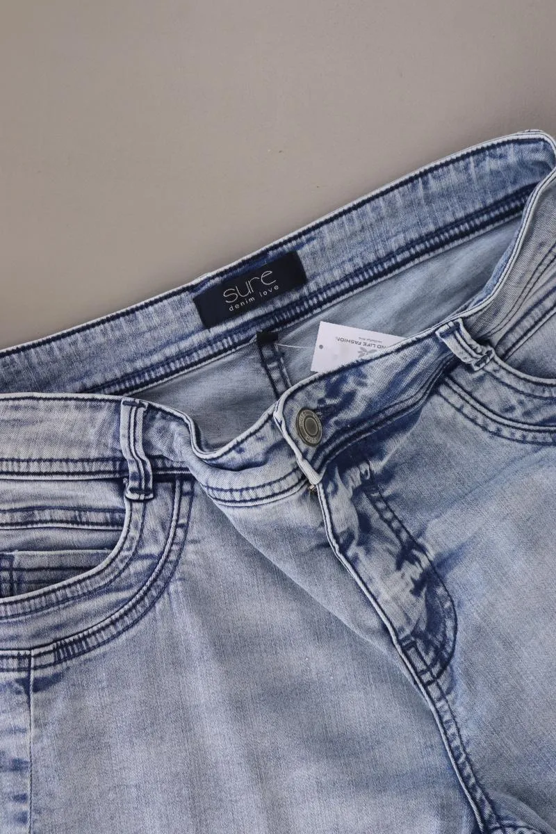 Sure Jeansshorts Gr. 36 blau aus Baumwolle
