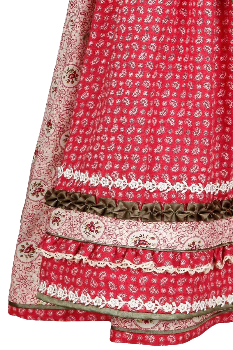 Blumenmädchendirndl mit Bluse