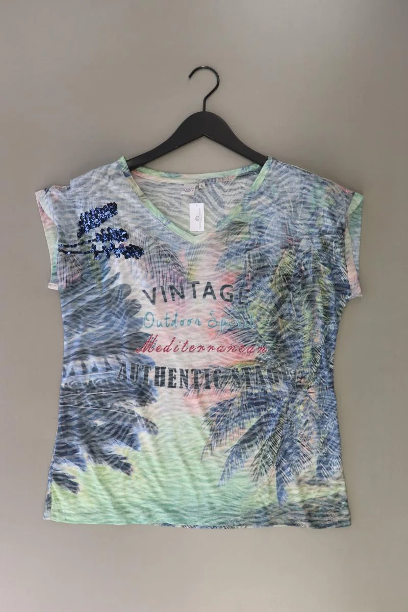 Liberty Printshirt Gr. L Kurzarm mehrfarbig aus Polyester