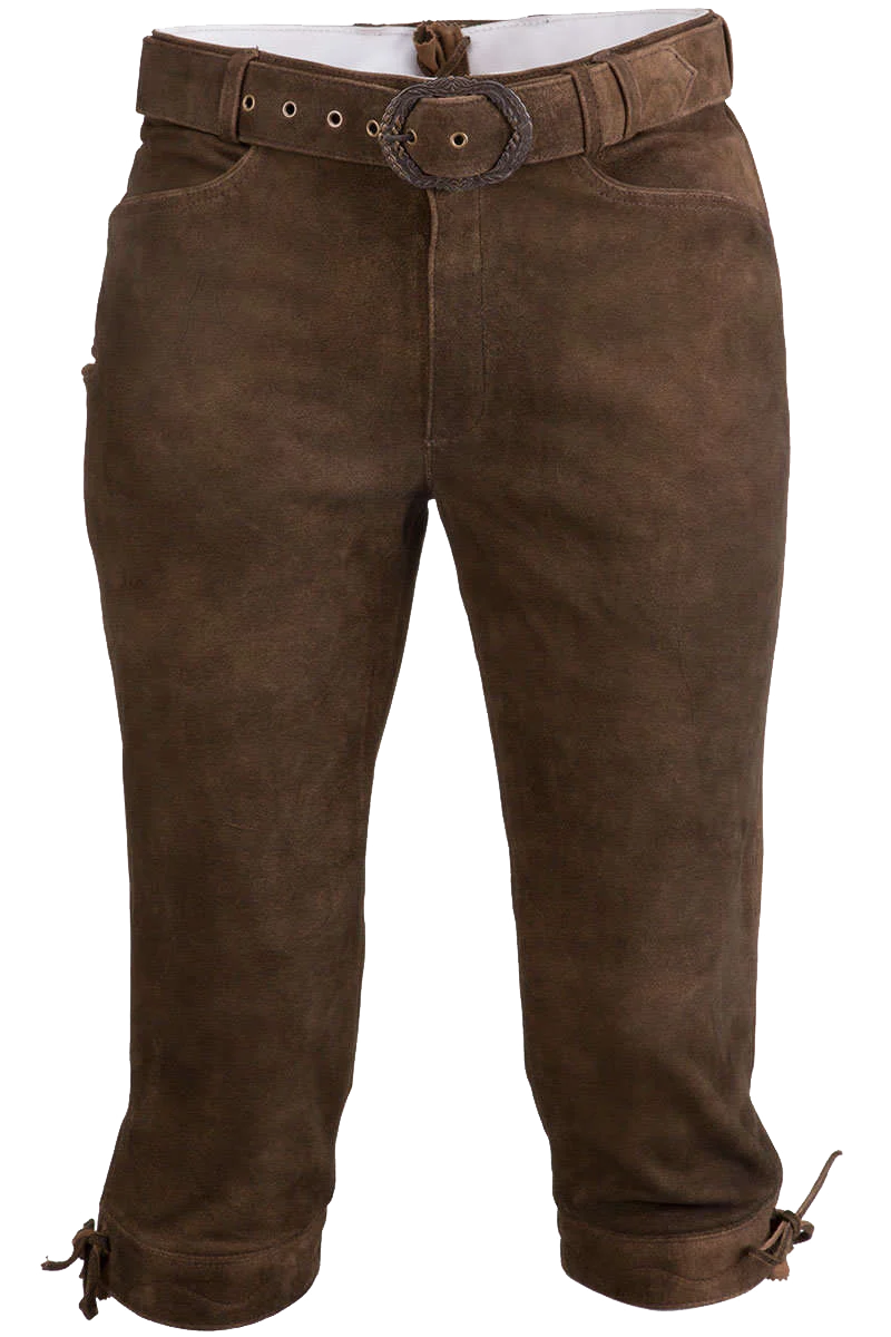 Herren Kniebundlederhose