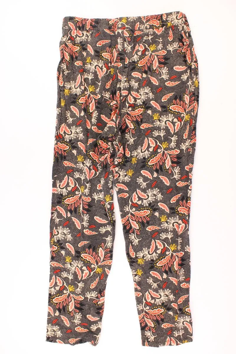 Hose Gr. 40 mit Blumenmuster mehrfarbig aus Viskose