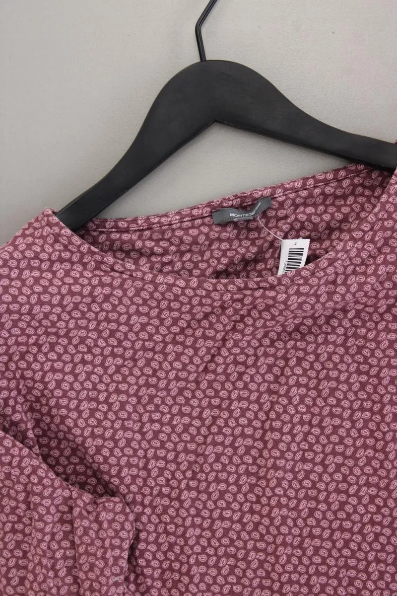 Montego Printshirt Gr. XXL Langarm rot aus Baumwolle