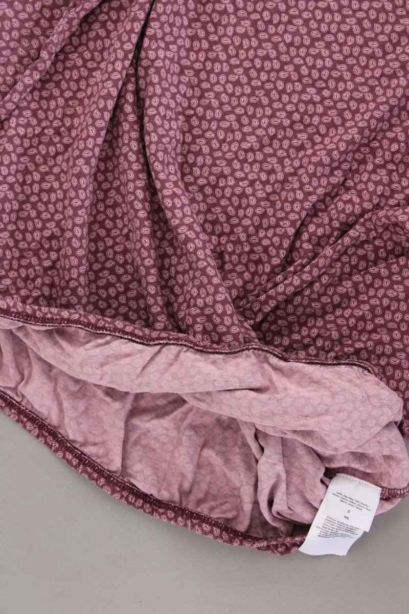 Montego Printshirt Gr. XXL Langarm rot aus Baumwolle