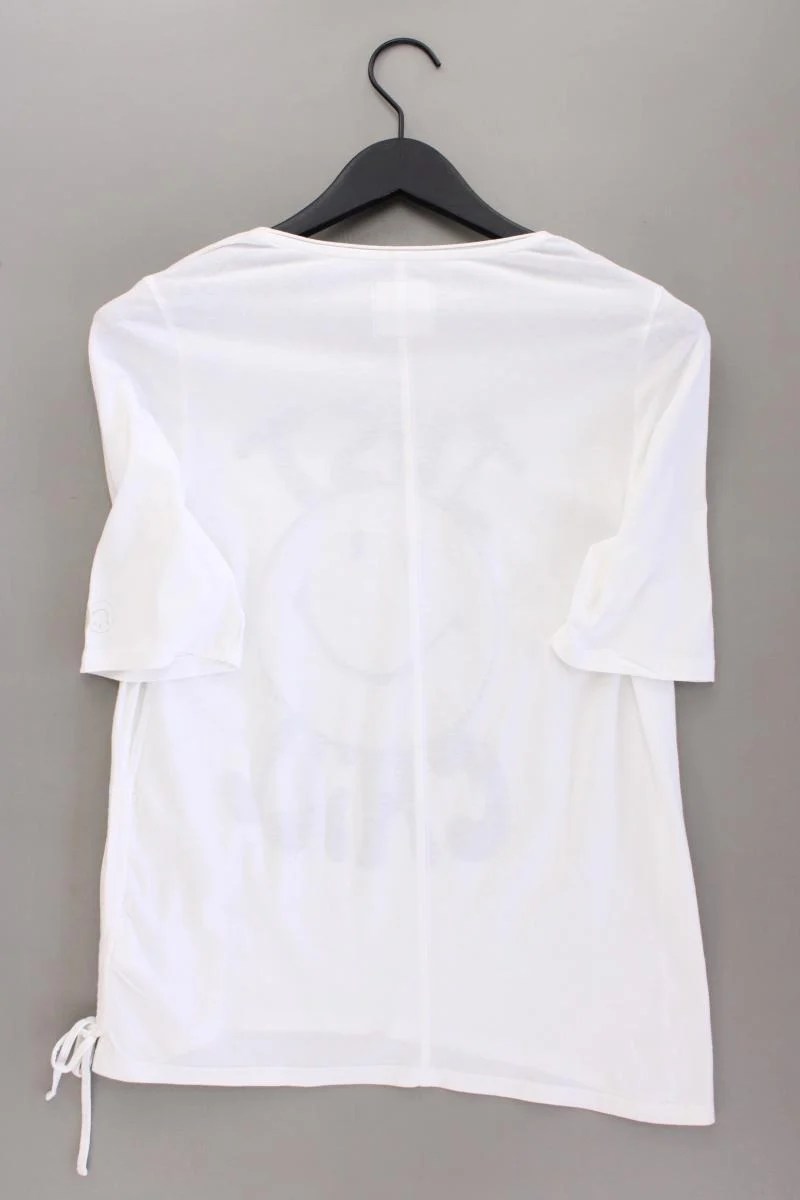 Oui Printshirt Gr. 38 Kurzarm weiß